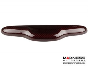 FIAT 500 Trunk Handle - Carbon Fiber - Red Candy FIAT 500 Trunk Handle - Carbon Fiber - Red Candy